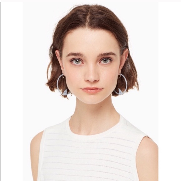 NWT Kate Spade California Dreaming Shark Earrings - Picture 2 of 4